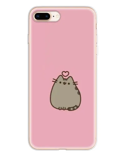 Чехол для iPhone 8 Plus с картинкой «Pusheen сердце» Чехол для iPhone 8 Plus с картинкой «Pusheen сердце»