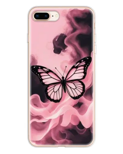 Чохол для iPhone 8 Plus з картинкою «Метелик у диму»
