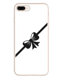 Чехол для iPhone 8 Plus с картинкой «Диагональный бант»