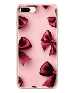Чехол для iPhone 8 Plus с картинкой «Бордовый атлас»