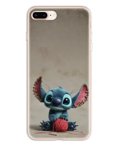 Чохол для iPhone 8 Plus з картинкою «Стіч на чоричневому фоні»