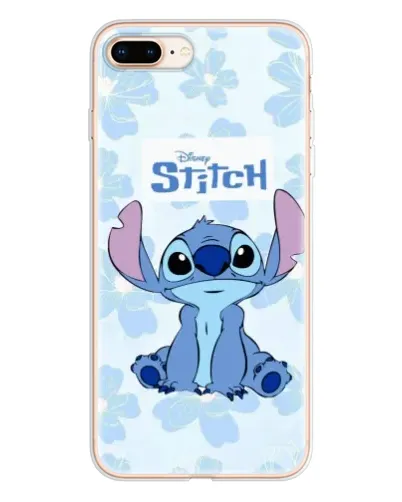 Чохол для iPhone 8 Plus з картинкою «Stitch серед квітів»