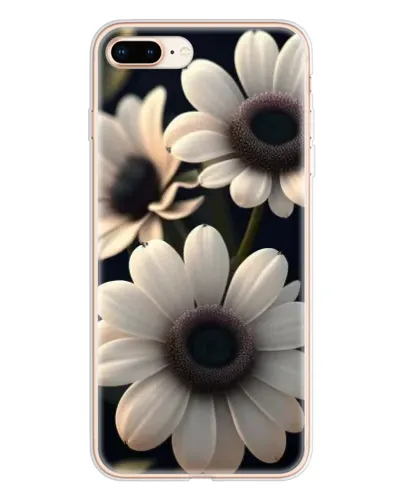 Чехол для iPhone 8 Plus с картинкой «Белые маргаритки макро» Чехол для iPhone 8 Plus с картинкой «Белые маргаритки макро»
