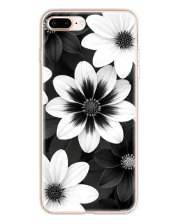 Чохол для iPhone 8 Plus з картинкою «Монохромні айстри»
