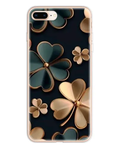 Чехол для iPhone 8 Plus с картинкой «Клевер в золоте» Чехол для iPhone 8 Plus с картинкой «Клевер в золоте»