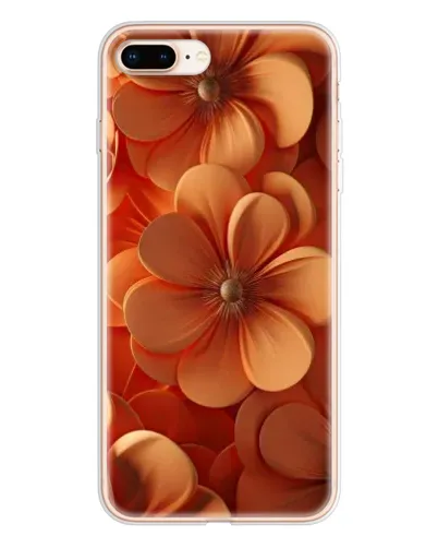 Чехол для iPhone 8 Plus с картинкой «Оранжевый макро цветок» Чехол для iPhone 8 Plus с картинкой «Оранжевый макро цветок»