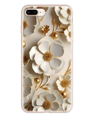 Чехол для iPhone 8 Plus с картинкой «Белие бумажние цвети» Чехол для iPhone 8 Plus с картинкой «Белие бумажние цвети»