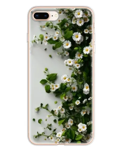 Чехол для iPhone 8 Plus с картинкой «Ветка мелких белых цветов» Чехол для iPhone 8 Plus с картинкой «Ветка мелких белых цветов»