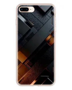 Чохол для iPhone 8 Plus з картинкою «Чорні геометричні блоки» Чохол для iPhone 8 Plus з картинкою «Чорні геометричні блоки»