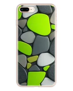 Чохол для iPhone 8 Plus з картинкою «Яскрава неонова галька» Чохол для iPhone 8 Plus з картинкою «Яскрава неонова галька»