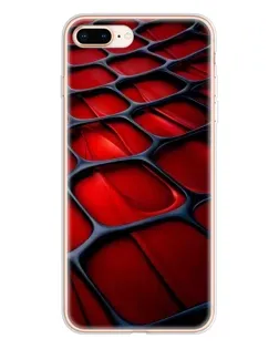 Чохол для iPhone 8 Plus з картинкою «Червона глянцева сітка» Чохол для iPhone 8 Plus з картинкою «Червона глянцева сітка»