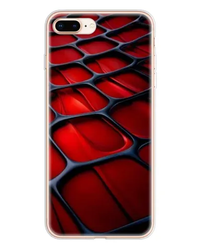 Чохол для iPhone 8 Plus з картинкою «Червона глянцева сітка»