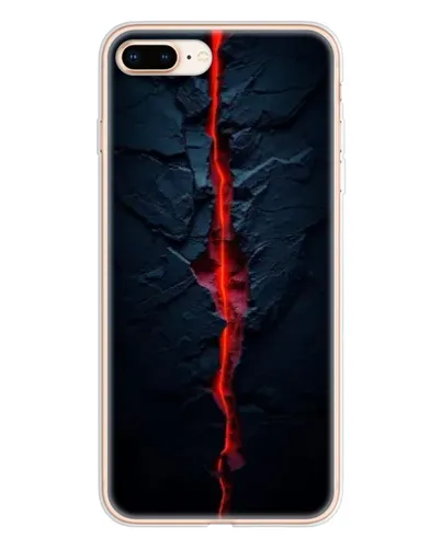 Чохол для iPhone 8 Plus з картинкою «Червона лавова тріщина»