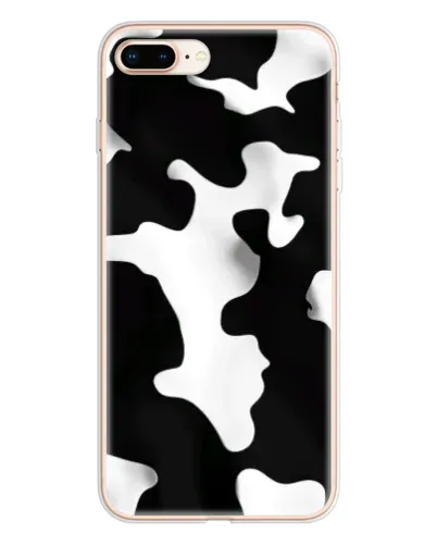 Чохол для iPhone 8 Plus з картинкою «Чорно-біла пляма»