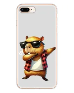 Чохол для iPhone 8 Plus з картинкою «Капібара репер даб»