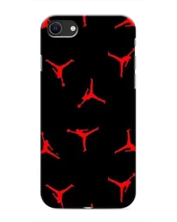 Чехол для iPhone SE (2020) с картинкой «Jordan Red Pattern» Чехол для iPhone SE (2020) с картинкой «Jordan Red Pattern»