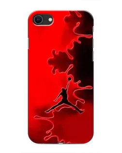 Чехол для iPhone SE (2020) с картинкой «Jordan Red Smoke»