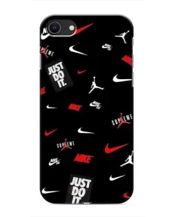 Чехол для iPhone SE (2020) с картинкой «Nike Mix Pattern»