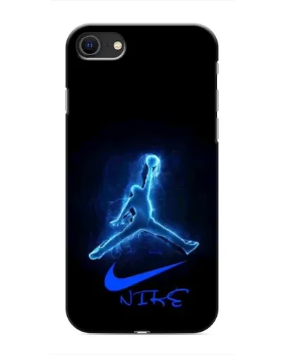 Чехол для iPhone SE (2020) с картинкой «Jordan Neon Blue» Чехол для iPhone SE (2020) с картинкой «Jordan Neon Blue»