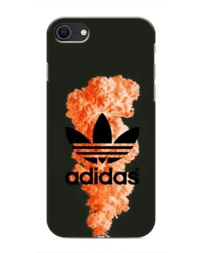 Чехол для iPhone SE (2020) с картинкой «Оранжевый дым Adidas» Чехол для iPhone SE (2020) с картинкой «Оранжевый дым Adidas»