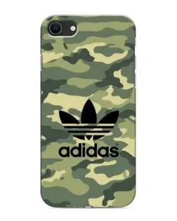 Чехол для iPhone SE (2020) с картинкой «Милитари стиль Adidas»