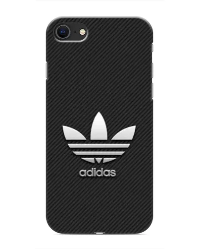 Чехол для iPhone SE (2020) с картинкой «Adidas Карбоновая текстура» Чехол для iPhone SE (2020) с картинкой «Adidas Карбоновая текстура»
