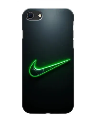 Чехол для iPhone SE (2020) с картинкой «Неоновый контур Nike» Чехол для iPhone SE (2020) с картинкой «Неоновый контур Nike»