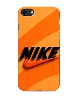 Чехол для iPhone SE (2020) с картинкой «Оранжевый драйв Nike» Чехол для iPhone SE (2020) с картинкой «Оранжевый драйв Nike»