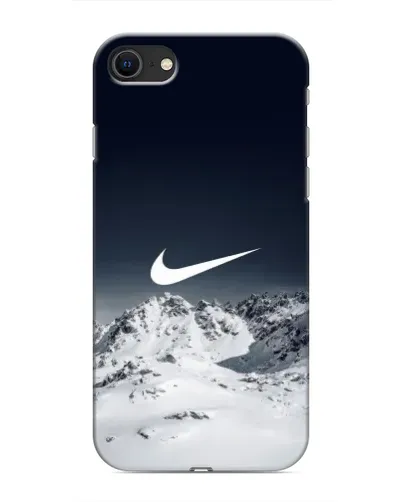 Чехол для iPhone SE (2020) с картинкой «Nike — зимние горы» Чехол для iPhone SE (2020) с картинкой «Nike — зимние горы»