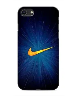 Чохол для iPhone SE (2020) з картинкою «Синій пульс Nike»