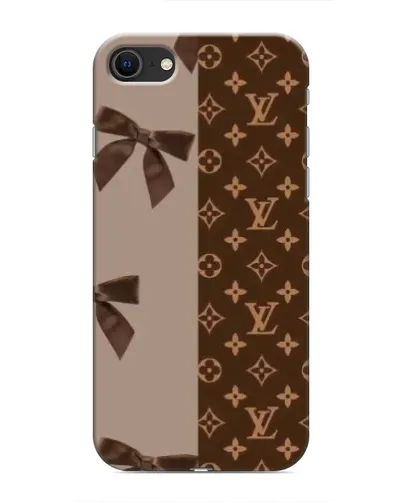 Чохол для iPhone SE (2020) з картинкою «Louis Vuitton — банти»
