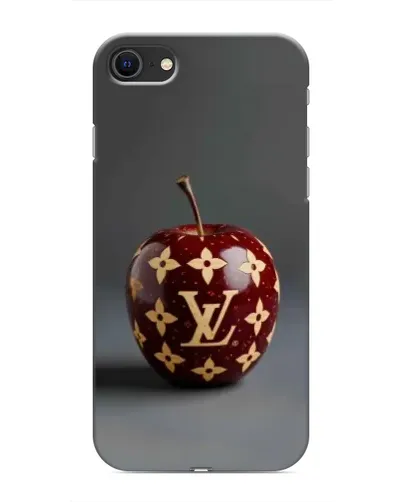 Чохол для iPhone SE (2020) з картинкою «Червоне яблуко LV»