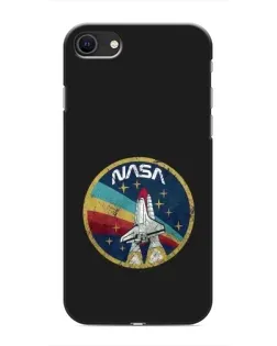 Чехол для iPhone SE (2020) с картинкой «NASA — эмблема миссии» Чехол для iPhone SE (2020) с картинкой «NASA — эмблема миссии»