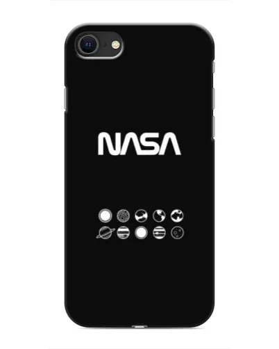 Чохол для iPhone SE (2020) з картинкою «NASA — технічний принт»