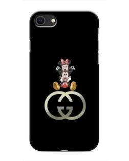 Чохол для iPhone SE (2020) з картинкою «Мінні Маус на лого»