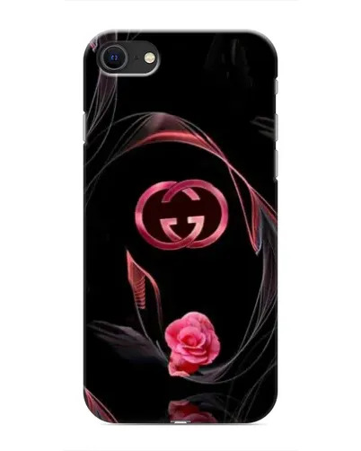 Чохол для iPhone SE (2020) з картинкою «Gucci — неонова троянда»