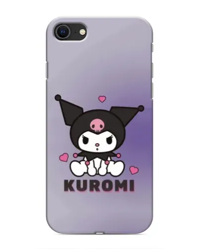 Чехол для iPhone SE (2020) с картинкой «Kuromi — фиолетовый арт» Чехол для iPhone SE (2020) с картинкой «Kuromi — фиолетовый арт»