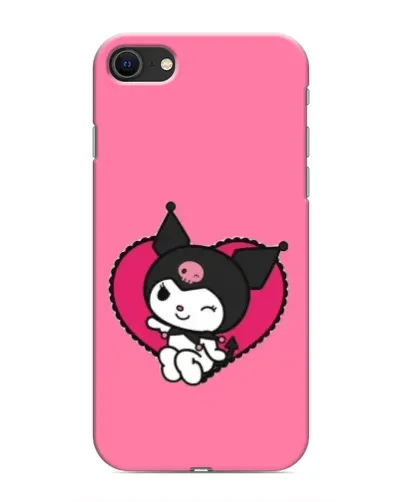 Чехол для iPhone SE (2020) с картинкой «Kuromi — любовь в сердце» Чехол для iPhone SE (2020) с картинкой «Kuromi — любовь в сердце»
