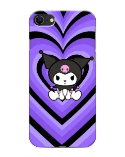 Чехол для iPhone SE (2020) с картинкой «Kuromi и фиолетовые сердца» Чехол для iPhone SE (2020) с картинкой «Kuromi и фиолетовые сердца»