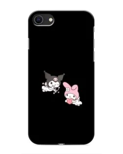 Чехол для iPhone SE (2020) с картинкой «My Melody и Kuromi» Чехол для iPhone SE (2020) с картинкой «My Melody и Kuromi»