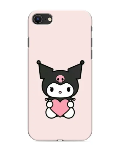 Чехол для iPhone SE (2020) с картинкой «Kuromi и сердце» Чехол для iPhone SE (2020) с картинкой «Kuromi и сердце»