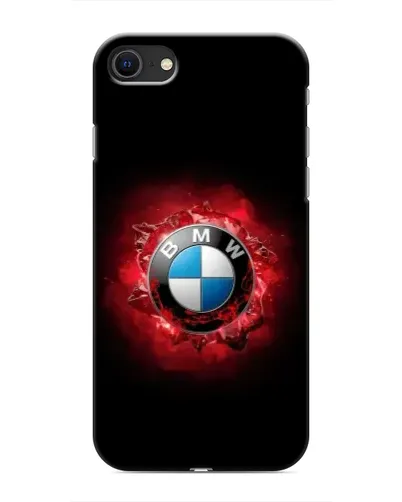 Чехол для iPhone SE (2020) с картинкой «Логотип BMW — вспышка»
