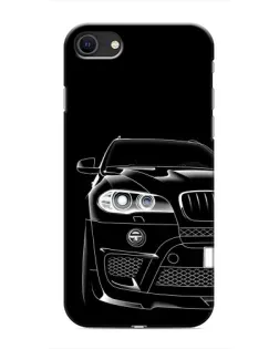 Чохол для iPhone SE (2020) з картинкою «Темний силует BMW»