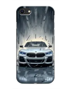 Чохол для iPhone SE (2020) з картинкою «BMW у світлі фар»