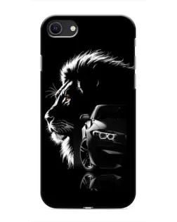 Чохол для iPhone SE (2020) з картинкою «BMW та лев»