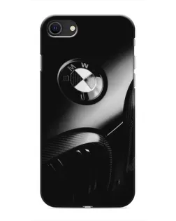 Чохол для iPhone SE (2020) з картинкою «Емблема BMW — макро»
