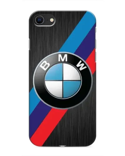 Чехол для iPhone SE (2020) с картинкой «BMW M-stripes стиль»