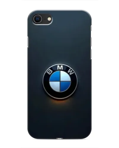 Чехол для iPhone SE (2020) с картинкой «Логотип BMW — минимализм»