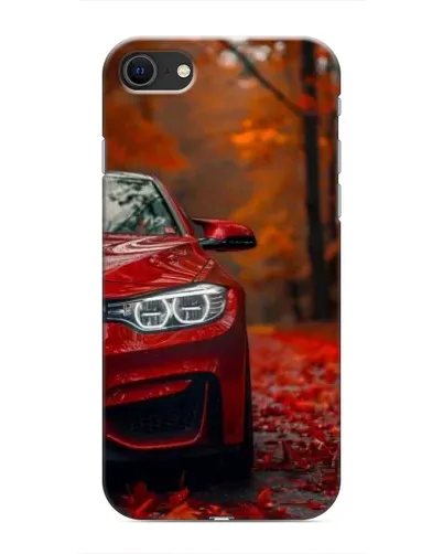Чехол для iPhone SE (2020) с картинкой «Осенняя BMW M4»
