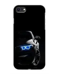 Чохол для iPhone SE (2020) з картинкою «BMW — нічний погляд»